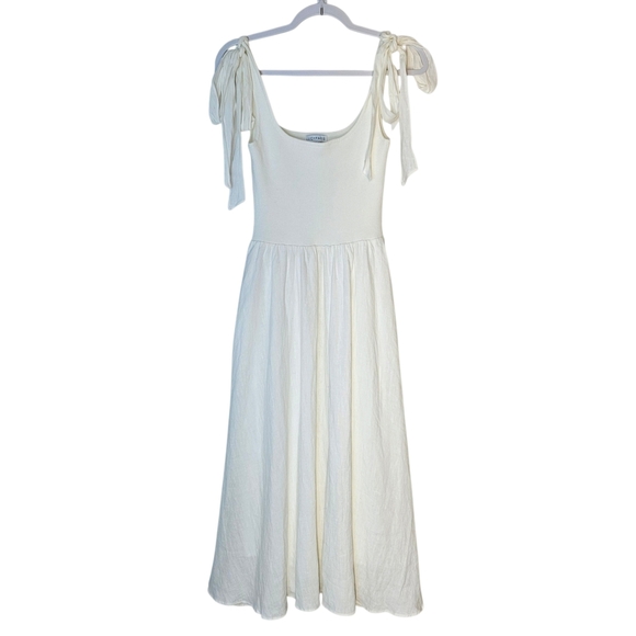 Lucy Paris Briela Tank Dress Linen Blend Skirt With Pockets Size S - Picture 4 of 12